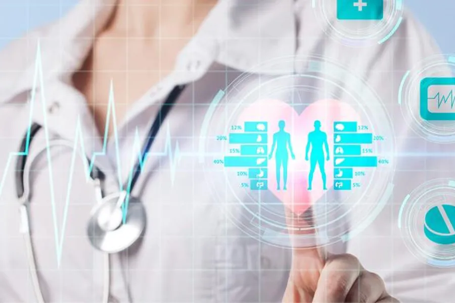 A person holding a stethoscope